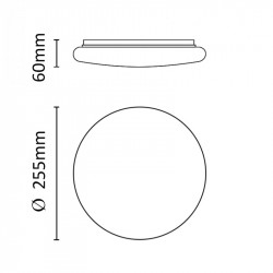 Asalite LED Mennyezeti Lámpa KATE 12W 3000K (1050 lumen) Kerek Mennyezeti LED  Asalite LED mennyezeti lámpa ????????????? ASALITE