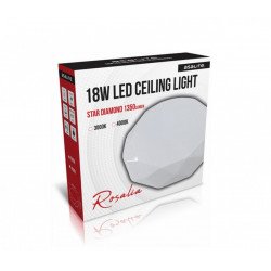 Asalite LED Mennyezeti Lámpa ROSALIA 18W 3000K (1350 lumen) Gyémánt/Csillagos Mennyezeti LED  Asalite LED mennyezeti lámpa ????????????? ASALITE