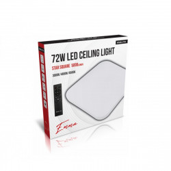 Asalite LED Mennyezeti Lámpa EMMA 72W 3000K/4000K/6500K (5000 lumen) Négyzet/Csillagos+Távirányító CCT Mennyezeti LED  Asalite LED mennyezeti lámpa ????????????? ASALITE