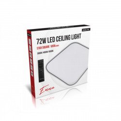 Asalite LED Mennyezeti Lámpa EMMA 72W 3000K/4000K/6500K (5000 lumen) Négyzet/Csillagos+Távirányító CCT Mennyezeti LED 