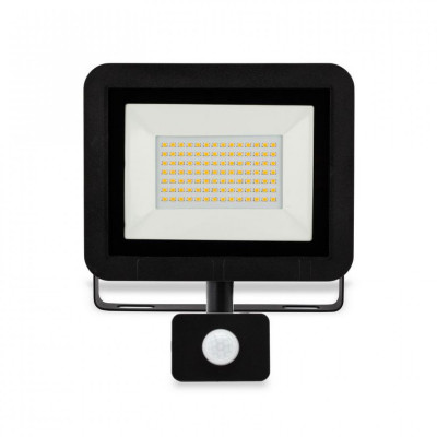 Asalite LED Reflektor Slim 50W 4500K (4500 lumen) + Mozgásérzékelõ Szenzor LED Reflektor