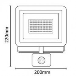 Asalite LED Reflektor Slim 50W 4500K (4500 lumen) + Mozgásérzékelõ Szenzor LED Reflektor LED Reflektor ????????????? ASALITE