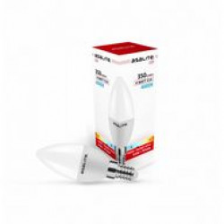 Asalite LED Izzó C37 gyertya E14 4W 4000K (350 lumen) LED izzó Fürdöszoba ????????????? ASALITE
