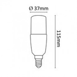 Asalite LED Izzó T37 stick E14 7W 3000K (600 lumen) LED izzó Fürdöszoba ????????????? ASALITE