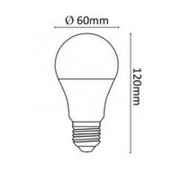 Asalite LED Izzó A60 gömb E27 12W 4000K (1055 lumen) LED izzó