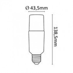 Asalite LED Izzó T45 stick E27 13W 3000K (1300 lumen) LED izzó Fürdöszoba ????????????? ASALITE
