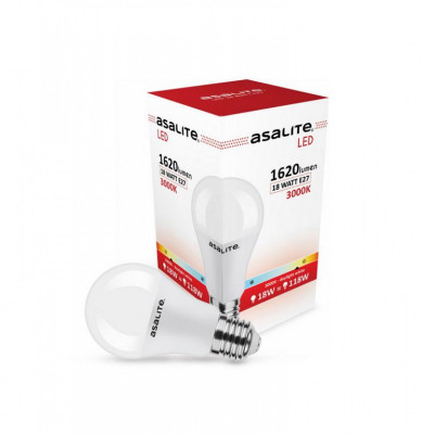 Asalite LED Izzó A70 gömb E27 18W 4000K (1620 lumen) LED izzó