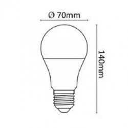 Asalite LED Izzó A70 gömb E27 18W 4000K (1620 lumen) LED izzó Fürdöszoba ????????????? ASALITE
