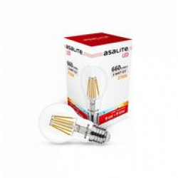 Asalite LED Izzó A60 filament gömb E27 6W 2700K (660 lumen) LED izzó Fürdöszoba ????????????? ASALITE