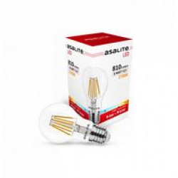 Asalite LED Izzó A60 filament gömb E27 8W 2700K (810 lumen) LED izzó Fürdöszoba ????????????? ASALITE