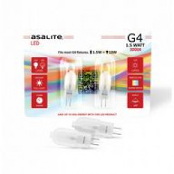Asalite LED Izzó G4 12V 1,5W 3000K (110 lumen) LED izzó Fürdöszoba ????????????? ASALITE