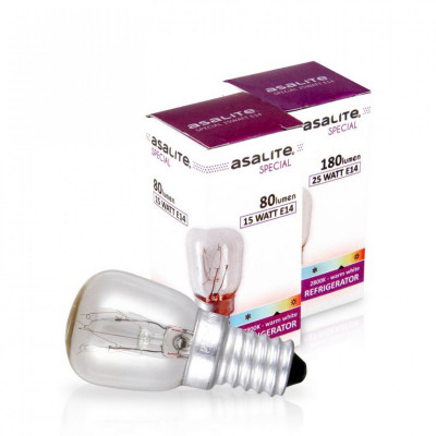 Asalite Hûtõ Izzó T25 E14 15W 2800K (80 lumen) Speciális izzók