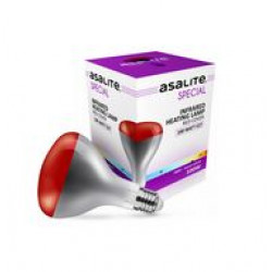 Asalite Infra Izzó Piros R125 E27 100W 2800K Speciális izzók Fürdöszoba ????????????? ASALITE