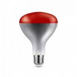 Asalite Infra Izzó Piros R125 E27 250W 2800K Speciális izzók Fürdöszoba ????????????? ASALITE