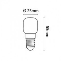 Asalite Sütõ Izzó T25 E14 25W 2800K (180 lumen) Speciális izzók