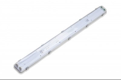 Asalite Prémium IP65 Por-és Páramentes Armatúra 2x120cm T8 LED Csõre Elõkészítve (2x18W fénycsõ nem tartozék) LED fénycső