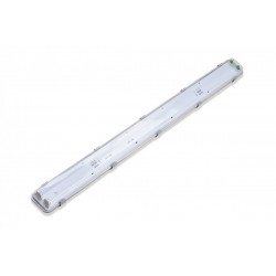 Asalite Prémium IP65 Por-és Páramentes Armatúra 2x120cm T8 LED Csõre Elõkészítve (2x18W fénycsõ nem tartozék) LED fénycső Fényforrás ????????????? ASALITE