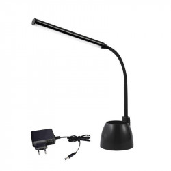 Asalite LED Asztali Lámpa dimmerelhető 6W (480 lumen) fekete Asztali LED lámpa Asztali LED lámpa
