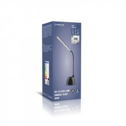 Asalite LED Asztali Lámpa dimmerelhető 6W (480 lumen) fekete Asztali LED lámpa Asztali LED lámpa