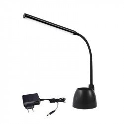 Asalite LED Asztali Lámpa dimmerelhető 6W (480 lumen) fekete Asztali LED lámpa Asztali LED lámpa