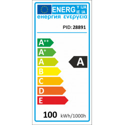 Asalite Prémium LED Csarnokvilágító 100W 4500K (10000 lumen) Csarnok világító
