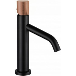 Mexen Rumba One   mosdó csaptelep  , fekete/ rózsa arany - 73501-760 Csaptelep Mosdó 406594 Mexen