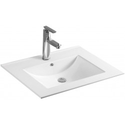 Mexen Atena beépítheö mosdó kagyló   60 x 46 cm, fehér  - 25016000 Mosdó csaplyukal Mosdó csaplyukal 406594 Mexen