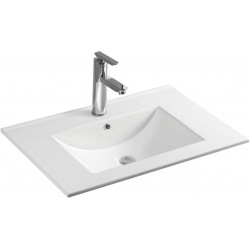 Mexen Atena beépítheö mosdó kagyló   70 x 46 cm, fehér  - 25017000 Mosdó csaplyukal Mosdó csaplyukal 406594 Mexen