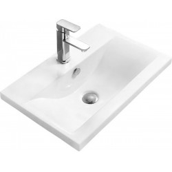 Mexen Emma beépítheö mosdó kagyló   61 x 39 cm, fehér  -25056100 Mosdó csaplyukal Mosdó csaplyukal 406594 Mexen