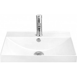 Mexen Mila beépítheö mosdó kagyló   60 x 46 cm, fehér  - 25296000 Mosdó csaplyukal Mosdó csaplyukal 406594 Mexen