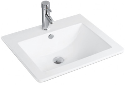 Mexen Lora beépítheö mosdó kagyló   53 x 46 cm, fehér  - 25365300 Mosdó csaplyukal