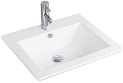 Mexen Lora beépítheö mosdó kagyló   53 x 46 cm, fehér  - 25365300 Mosdó csaplyukal
