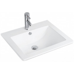 Mexen Lora beépítheö mosdó kagyló   53 x 46 cm, fehér  - 25365300 Mosdó csaplyukal Mosdó csaplyukal 406594 Mexen