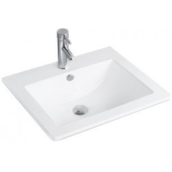 Mexen Lora beépítheö mosdó kagyló   53 x 46 cm, fehér  - 25365300 Mosdó csaplyukal Mosdó csaplyukal 406594 Mexen