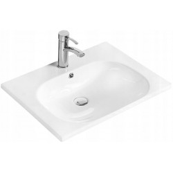 Mexen Erika beépítheö mosdó kagyló   60 x 46 cm, fehér  - 25526000 Mosdó csaplyukal Mosdó csaplyukal 406594 Mexen