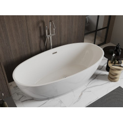 Luxury Bilbao szabadon álló fürdökád akril  180 x 90 cm, fehér - 51311809000 Térben álló kád