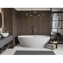 Luxury Bilbao szabadon álló fürdökád akril  180 x 90 cm, fehér - 51311809000 Térben álló kád