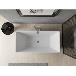 Luxury Malaga szabadon álló fürdökád akril  150 x 75 cm, fehér - 51421507500 Térben álló kád