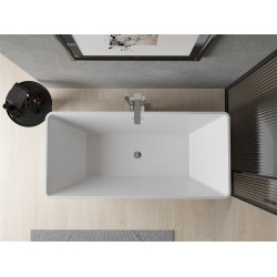 Luxury Malaga szabadon álló fürdökád akril  170 x 80 cm, fehér - 51421708000 Térben álló kád