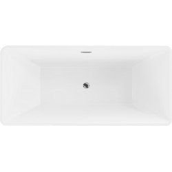 Luxury Malaga szabadon álló fürdökád akril  170 x 80 cm, fehér - 51421708000 Térben álló kád