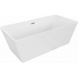 Luxury Malaga szabadon álló fürdökád akril  170 x 80 cm, fehér - 51421708000 Térben álló kád Térben álló kád 406959 Luxury