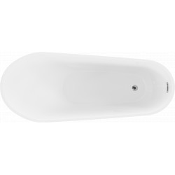 Luxury Oviedo szabadon álló fürdökád akril  170 x 76 cm, fehér - 51561707600 Térben álló kád