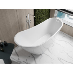 Luxury Oviedo szabadon álló fürdökád akril  170 x 76 cm, fehér - 51561707600 Térben álló kád