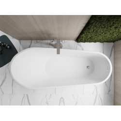 Luxury Oviedo szabadon álló fürdökád akril  170 x 76 cm, fehér - 51561707600 Térben álló kád