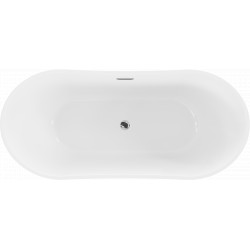 Luxury Montana szabadon álló fürdökád akril  150 x 75 cm, fehér - 52011507500 Térben álló kád
