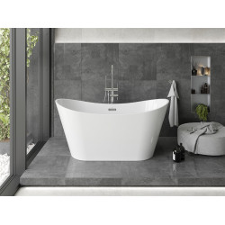 Luxury Montana szabadon álló fürdökád akril  150 x 75 cm, fehér - 52011507500 Térben álló kád