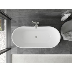 Luxury Montana szabadon álló fürdökád akril  150 x 75 cm, fehér - 52011507500 Térben álló kád