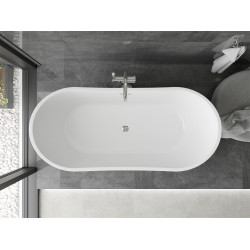 Luxury Montana szabadon álló fürdökád akril  170 x 80 cm, fehér - 52011708000 Térben álló kád