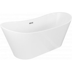 Luxury Montana szabadon álló fürdökád akril  170 x 80 cm, fehér - 52011708000 Térben álló kád Térben álló kád 406959 Luxury