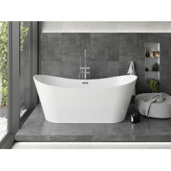 Luxury Montana szabadon álló fürdökád akril  180 x 80 cm, fehér - 52011808000 Térben álló kád